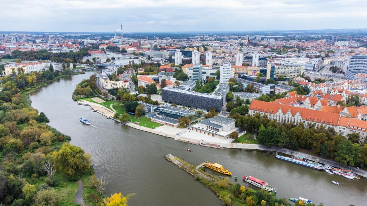 Komfortowy Apartament Z Parkingiem Вроцлав Екстер'єр фото